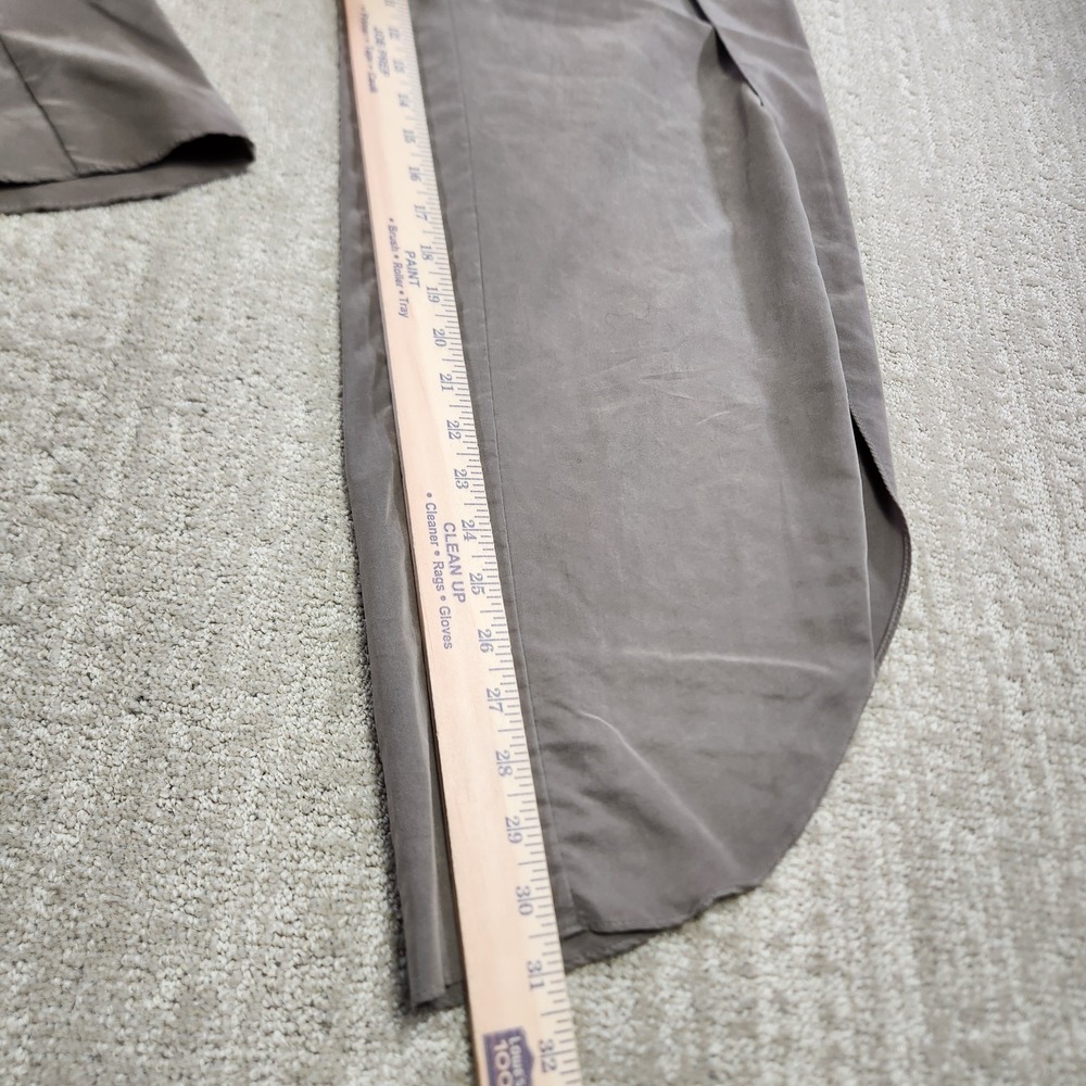 Anthropologie DREW Taupe Tulip Wide Leg Pants - Picture 6 of 11